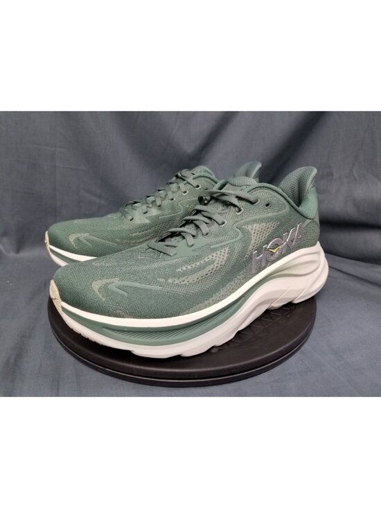 Hoka One One Clifton 10 Fern Truffle Salt Sneakers Men\'s Size 9.5 NEW NO BOX! main image 6